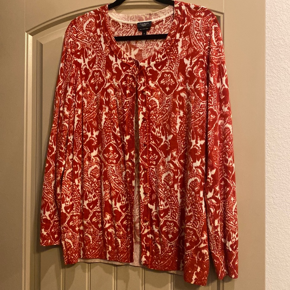Talbots 2X cardigan